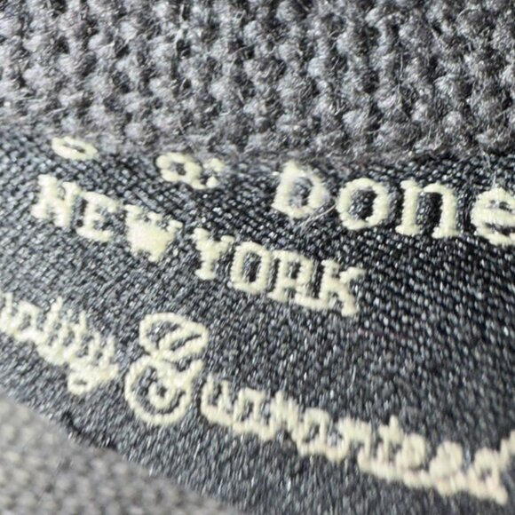 Rag & Bone Black Pebble Leather Flight Saddle Bag w/silver hardware - Picture 7 of 11